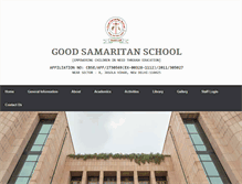 Tablet Screenshot of good-samaritan-school.com